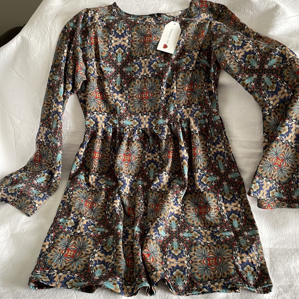 Adorable BoHo short dress